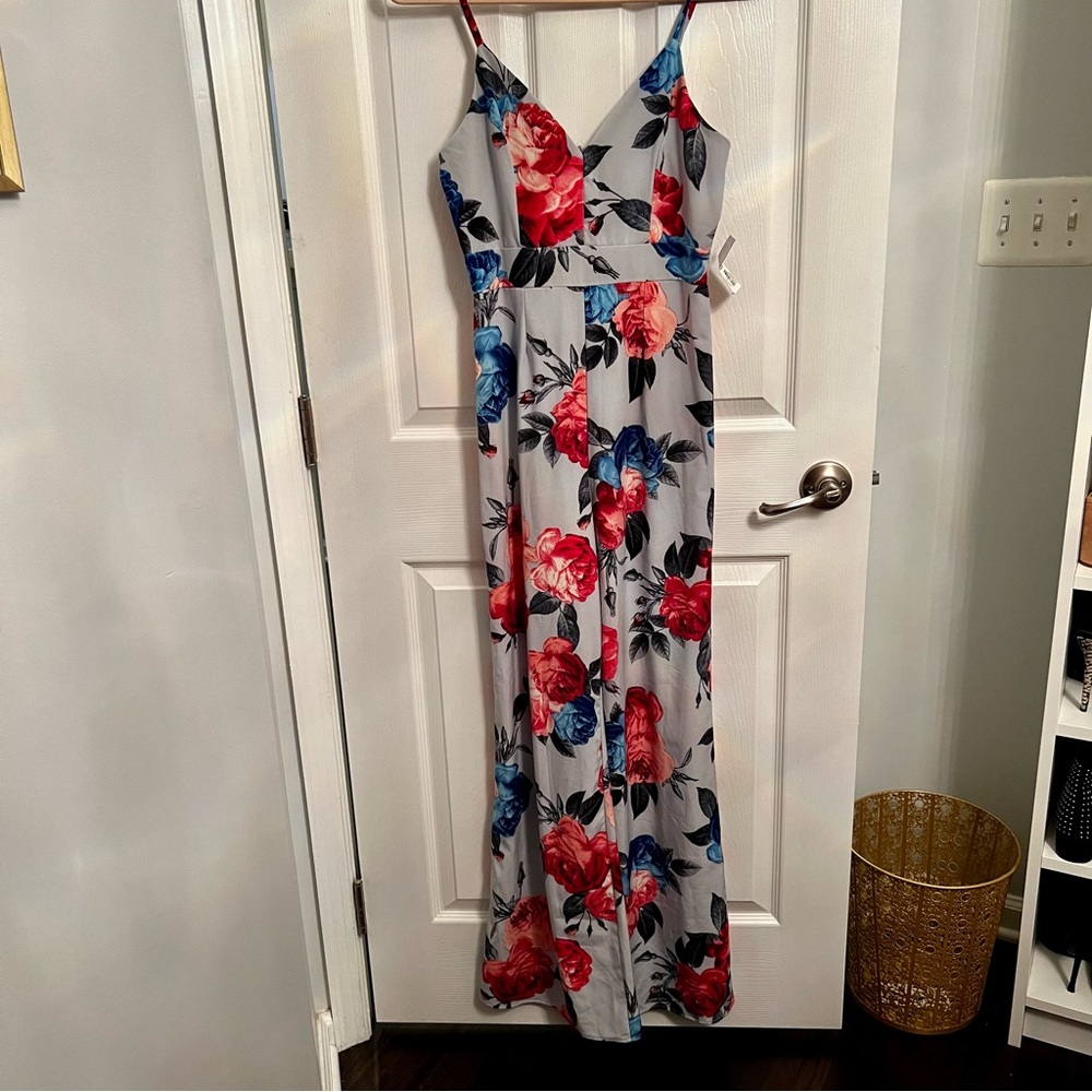 NWT Floral pants-suit/romper